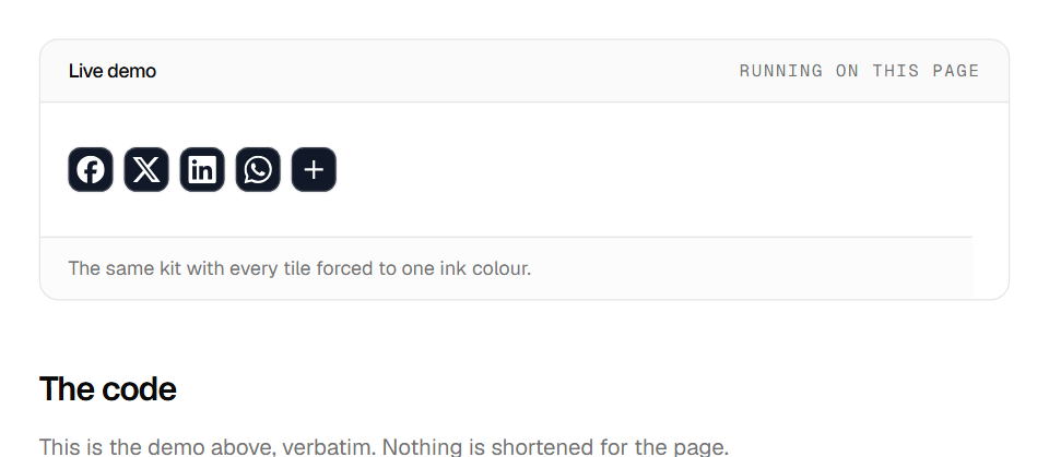 The your own colours demo